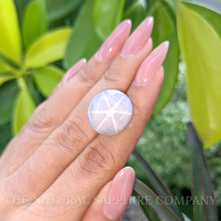 30.71 Ct. Grey Star Sapphire from Ceylon (Sri Lanka)