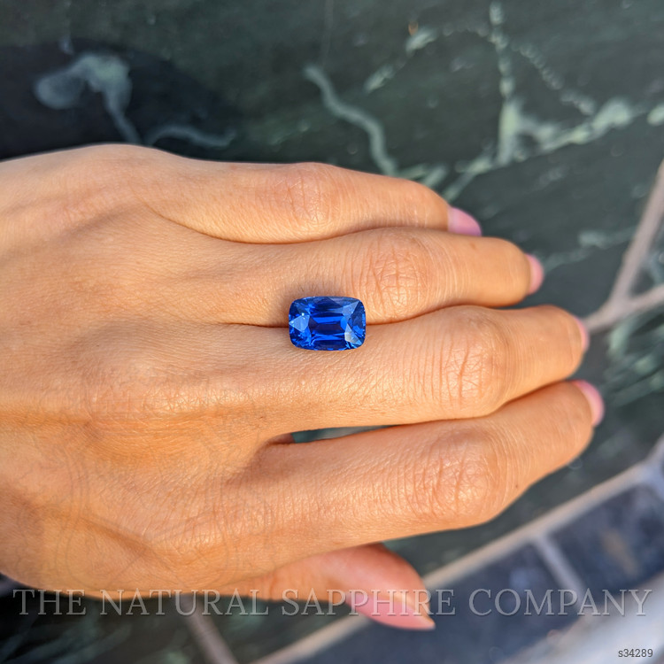 7.04 Ct. Blue Sapphire from Ceylon (Sri Lanka)