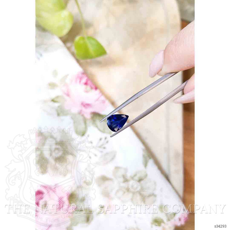 2.01 Ct. Blue Sapphire from Ceylon (Sri Lanka)