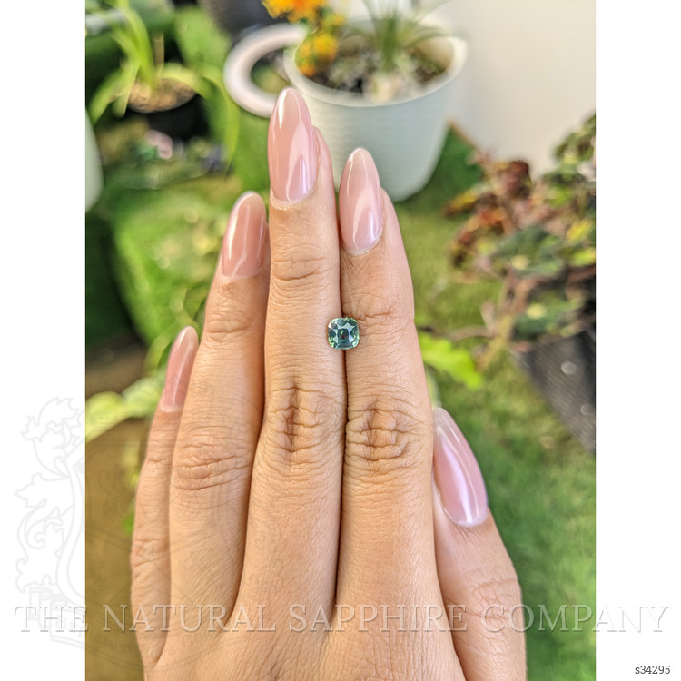 0.93 Ct. Green Sapphire from Madagascar