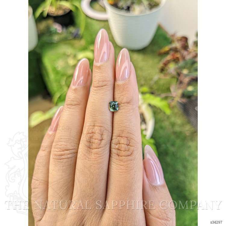 0.80 Ct. Yellowish Green Sapphire from Madagascar