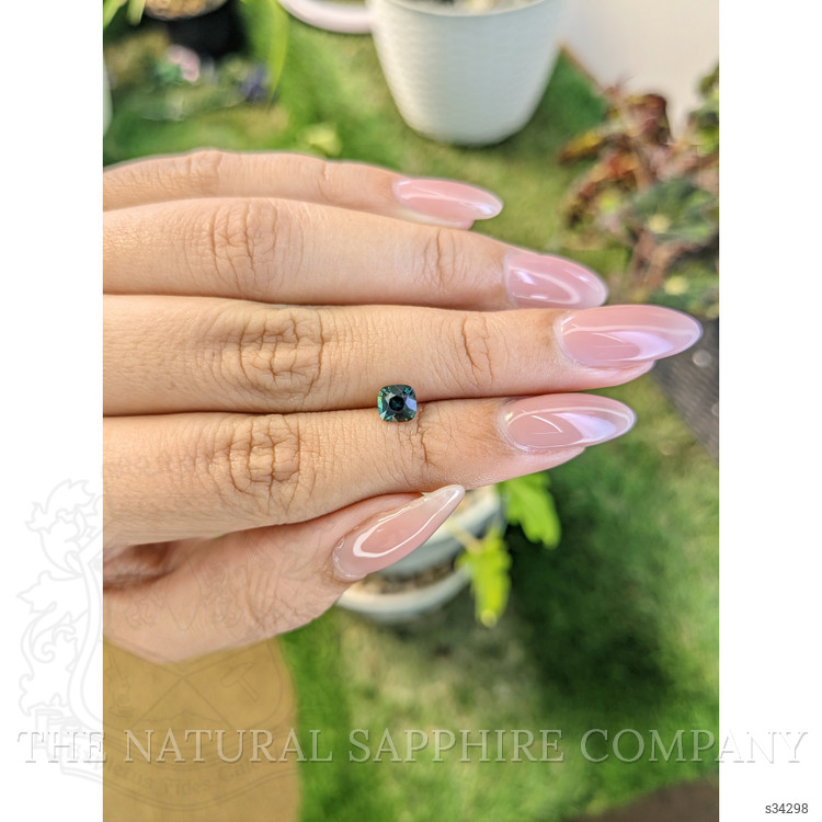 0.76 Ct. Bluish Green Sapphire from Madagascar