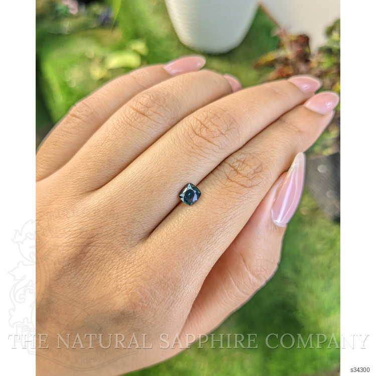 0.81 Ct. Greenish Blue Sapphire from Madagascar