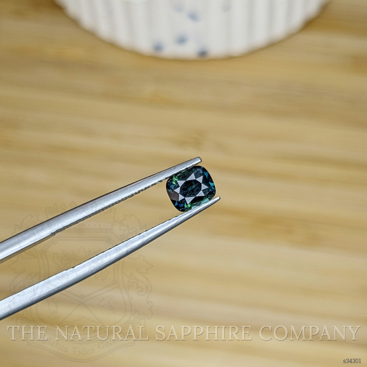 0.72 Ct. Bluish Green Sapphire from Madagascar