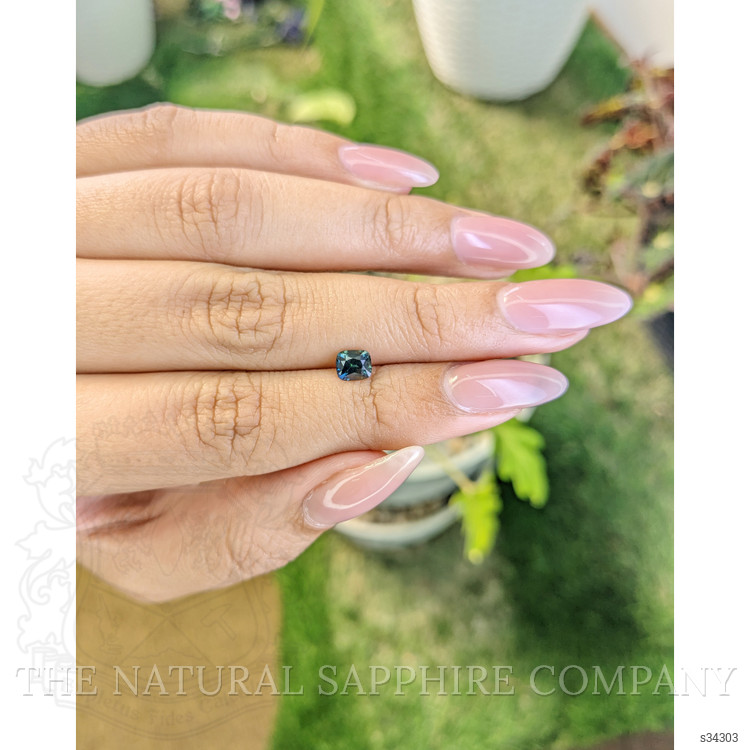 0.72 Ct. Bluish Green Sapphire from Madagascar