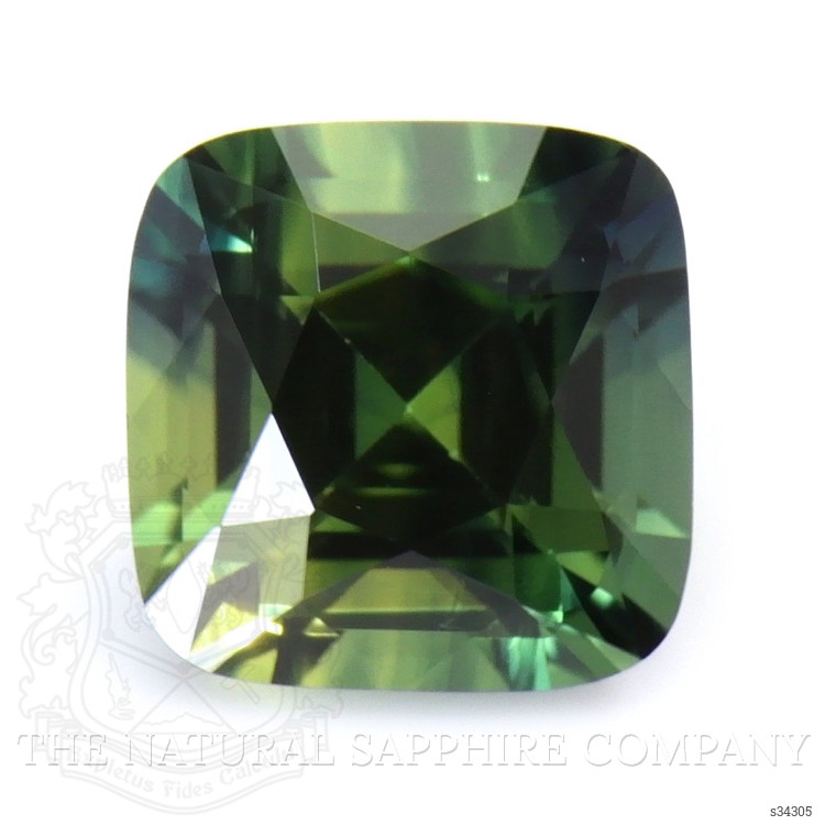 0.61 Ct. Yellowish Green Sapphire from Madagascar