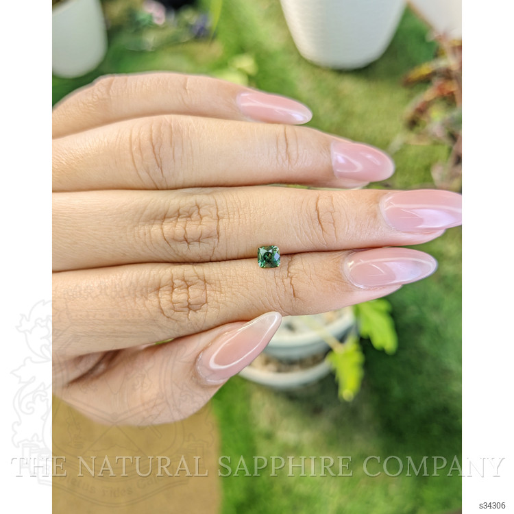 0.51 Ct. Yellowish Green Sapphire from Madagascar