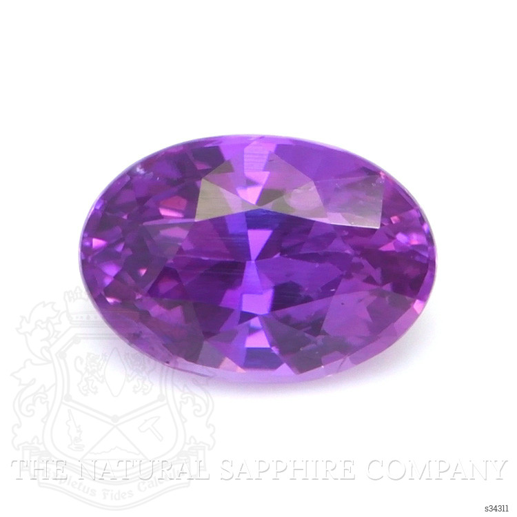 0.71 Ct. Pinkish Purple Sapphire from Ceylon (Sri Lanka)