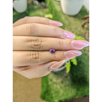 0.71 Ct. Pinkish Purple Sapphire from Ceylon (Sri Lanka) Life Style