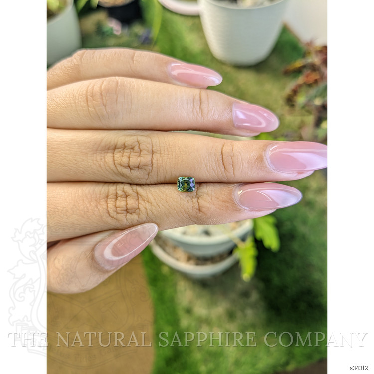 0.67 Ct. Yellowish Green Sapphire from Madagascar