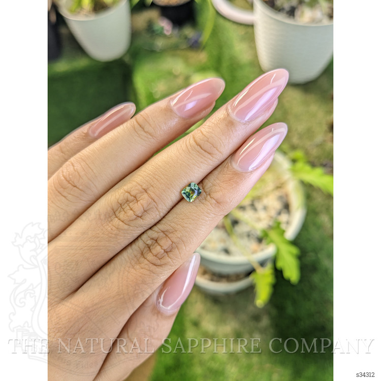 0.67 Ct. Yellowish Green Sapphire from Madagascar