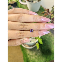 0.77 Ct. Pinkish Purple Sapphire from Ceylon (Sri Lanka) Life Style