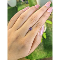 0.77 Ct. Pinkish Purple Sapphire from Ceylon (Sri Lanka) Life Style