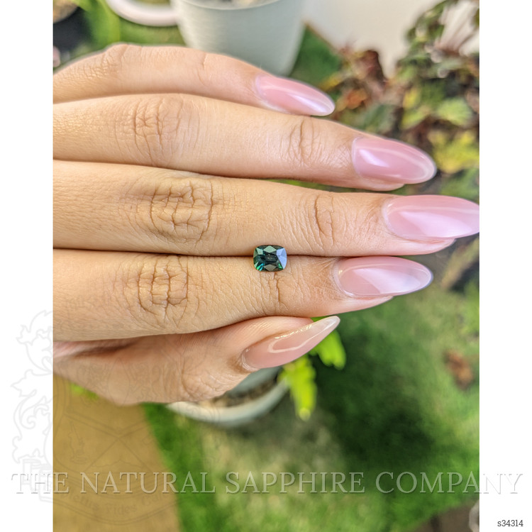 0.85 Ct. Bluish Green Sapphire from Madagascar