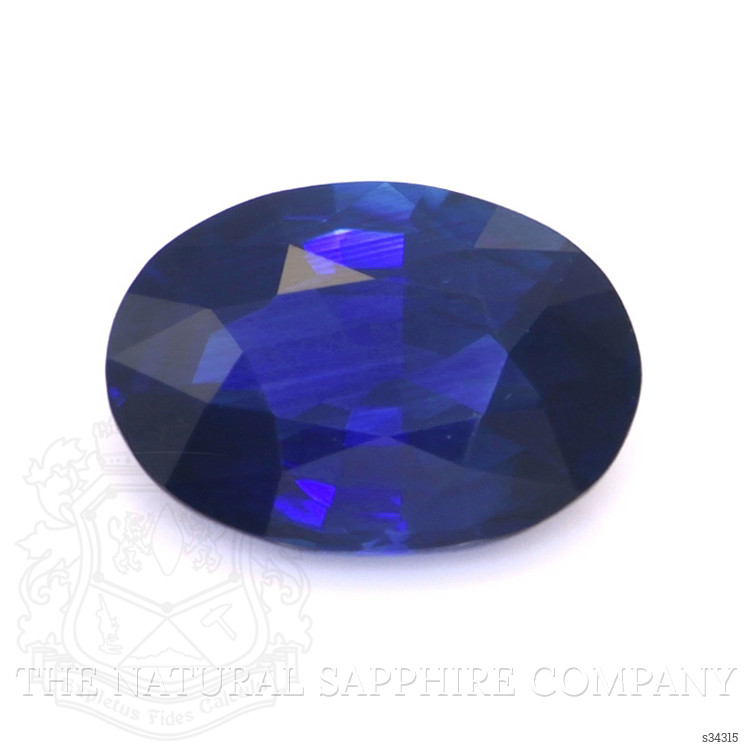 2.07 Ct. Blue Sapphire from Ceylon (Sri Lanka)