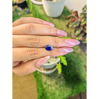 2.07 Ct. Blue Sapphire from Ceylon (Sri Lanka) Life Style