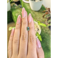 1.57 Ct. Green Sapphire from Madagascar Life Style