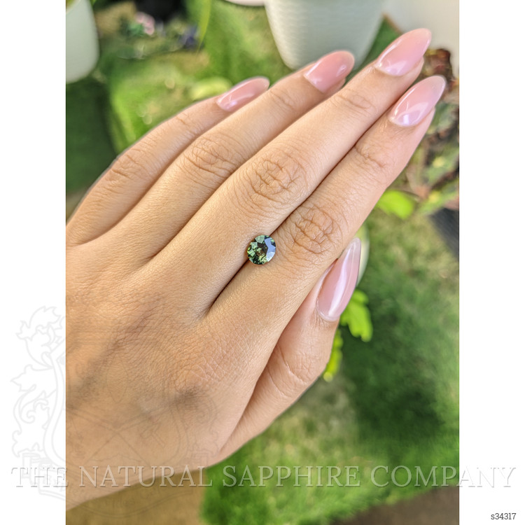 1.36 Ct. Green Sapphire from Madagascar