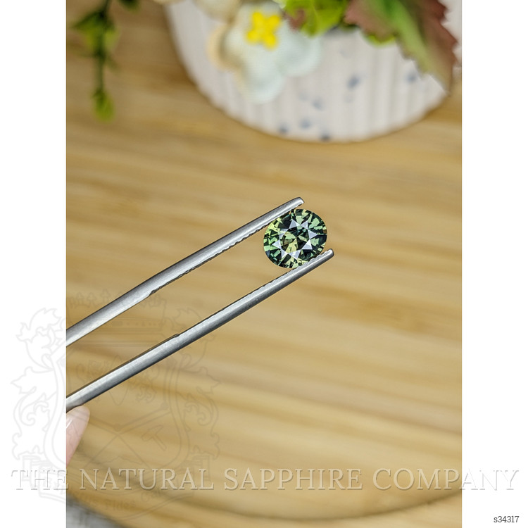 1.36 Ct. Green Sapphire from Madagascar