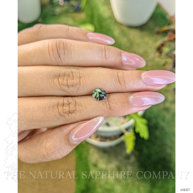 1.36 Ct. Green Sapphire from Madagascar