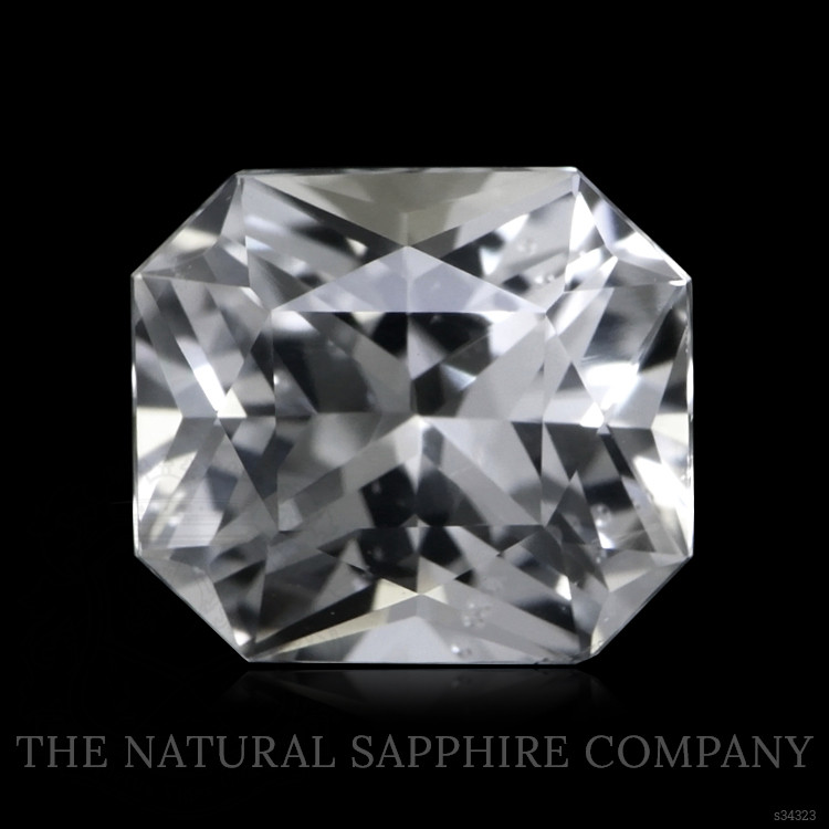 1.30 Ct. White Sapphire from Ceylon (Sri Lanka)