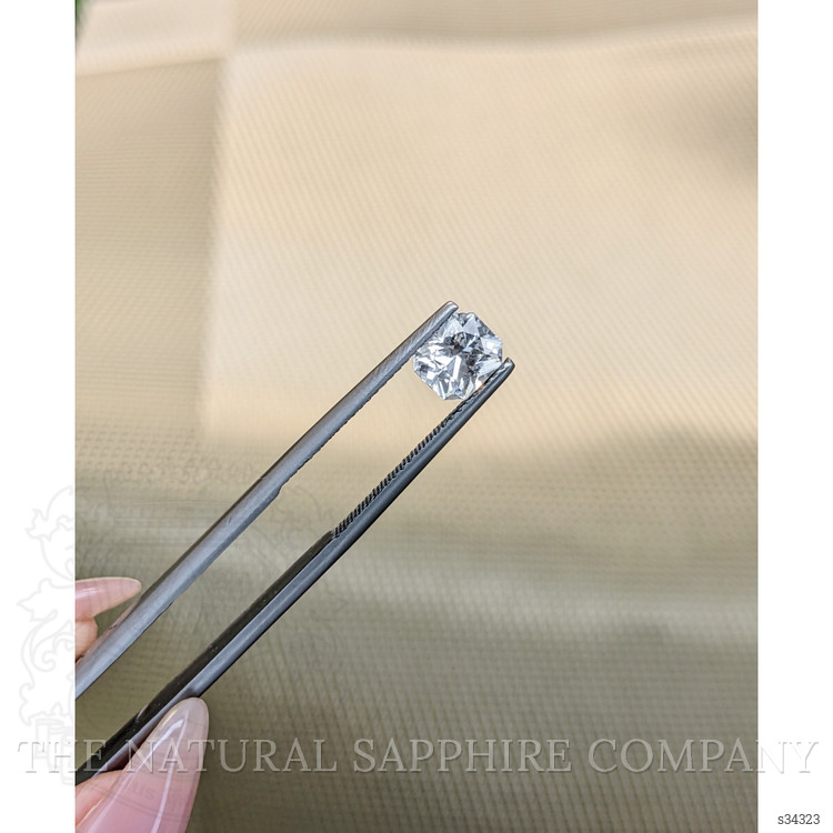 1.30 Ct. White Sapphire from Ceylon (Sri Lanka)