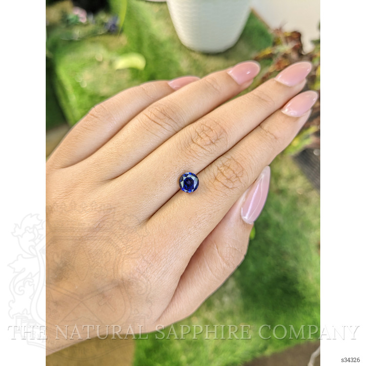 2.07 Ct. Blue Sapphire from Ceylon (Sri Lanka)