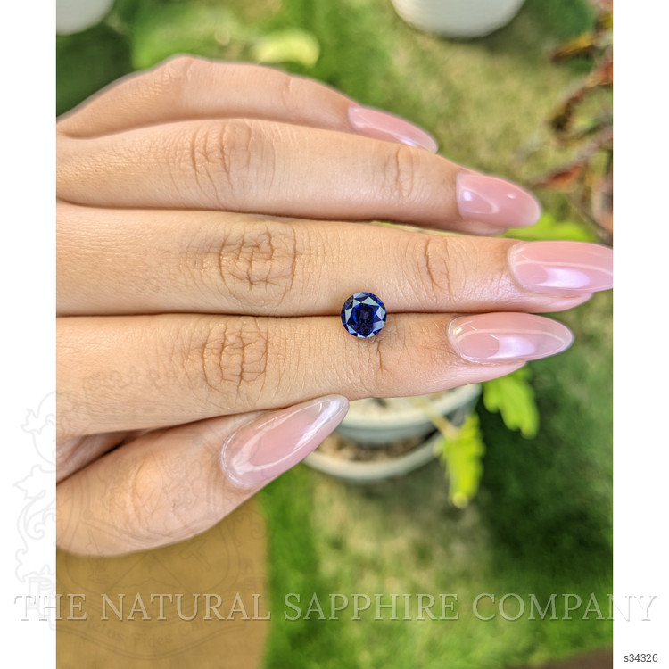 2.07 Ct. Blue Sapphire from Ceylon (Sri Lanka)