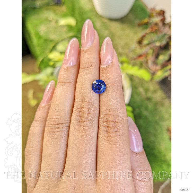 2.81 Ct. Blue Sapphire from Ceylon (Sri Lanka)