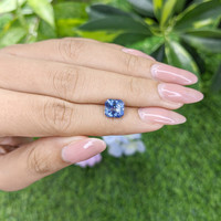 3.13 Ct. Blue Sapphire from Ceylon (Sri Lanka) Life Style