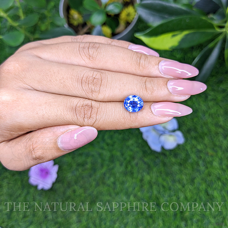 4.58 Ct. Blue Sapphire from Ceylon (Sri Lanka)