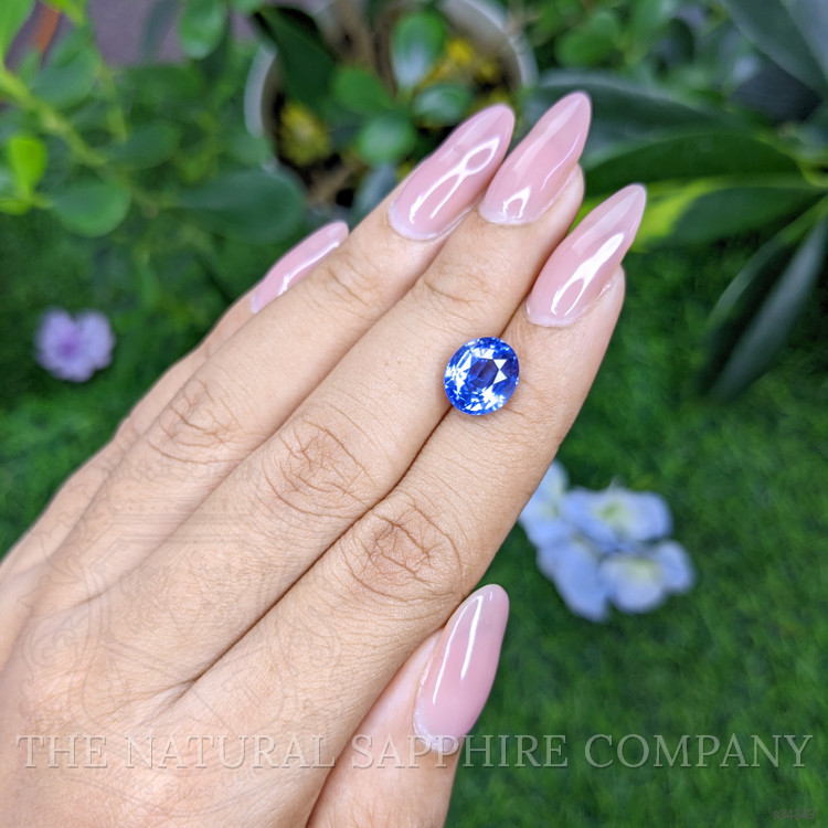 4.58 Ct. Blue Sapphire from Ceylon (Sri Lanka)