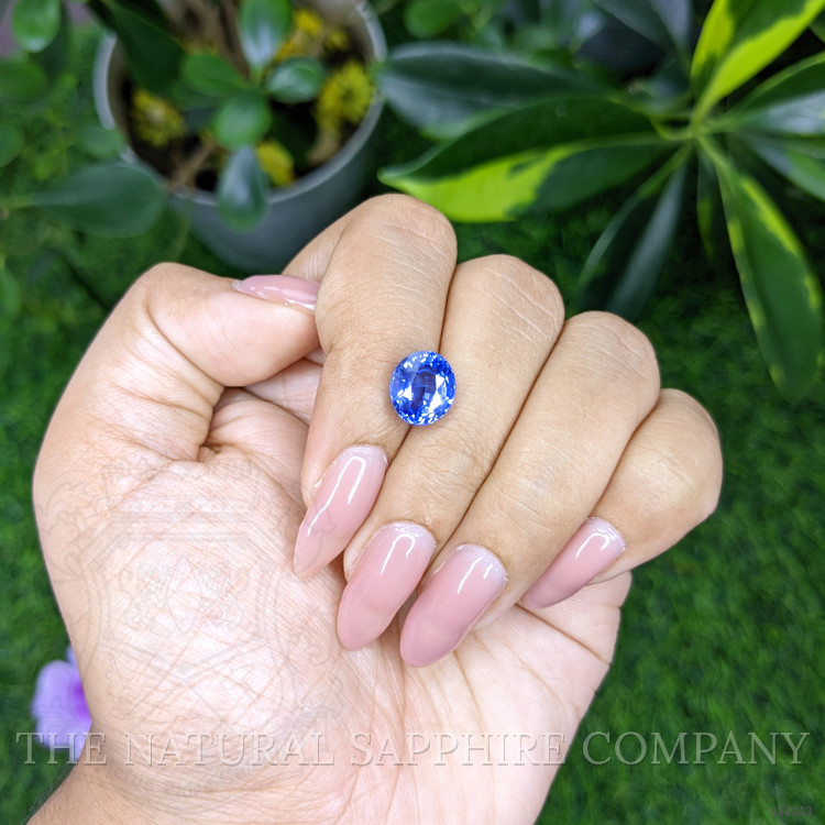 4.58 Ct. Blue Sapphire from Ceylon (Sri Lanka)