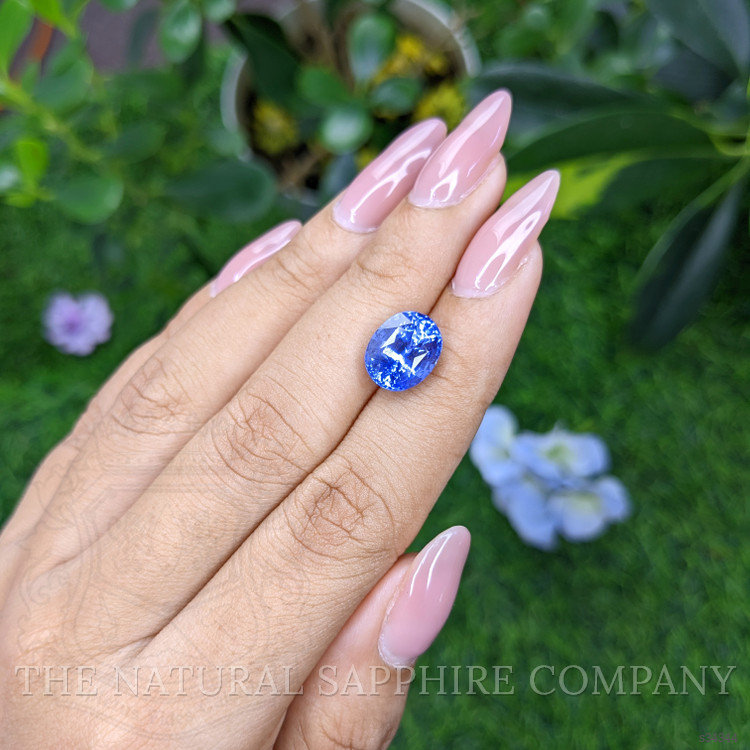 5.09 Ct. Blue Sapphire from Ceylon (Sri Lanka)