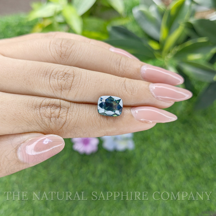 5.02 Ct. Bluish Green Sapphire from Madagascar