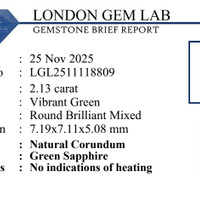 2.13 Ct. Green Sapphire from Madagascar Pdf