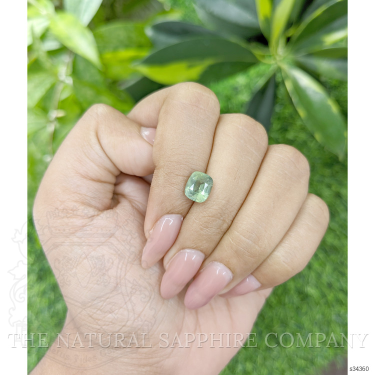 2.64 Ct. Yellowish Green Sapphire from Madagascar
