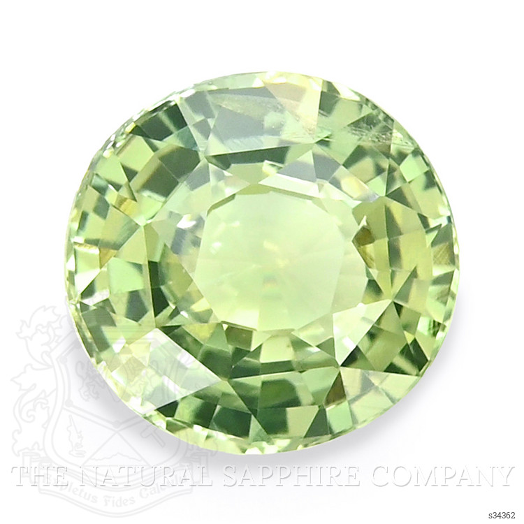 2.02 Ct. Yellowish Green Sapphire from Madagascar