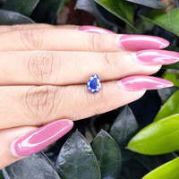 1.16 Ct. Blue Sapphire from Ceylon (Sri Lanka) Life Style