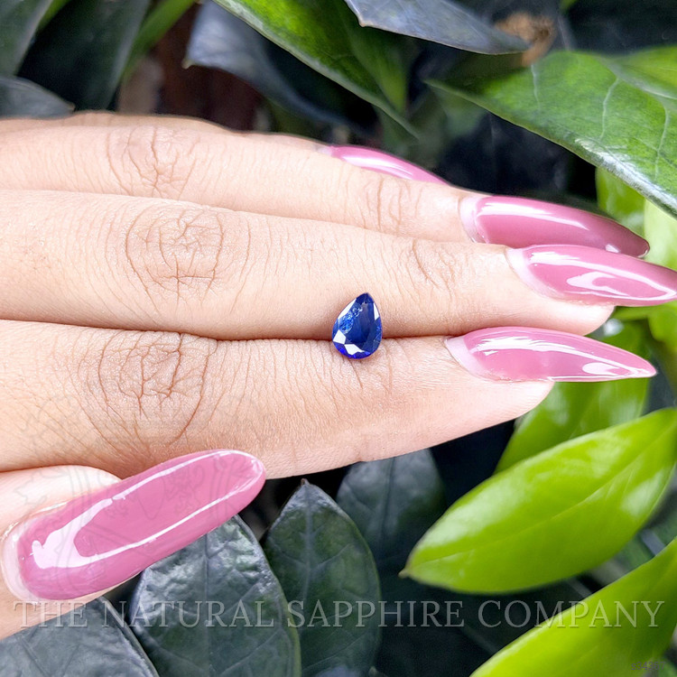 0.85 Ct. Blue Sapphire from Ceylon (Sri Lanka)