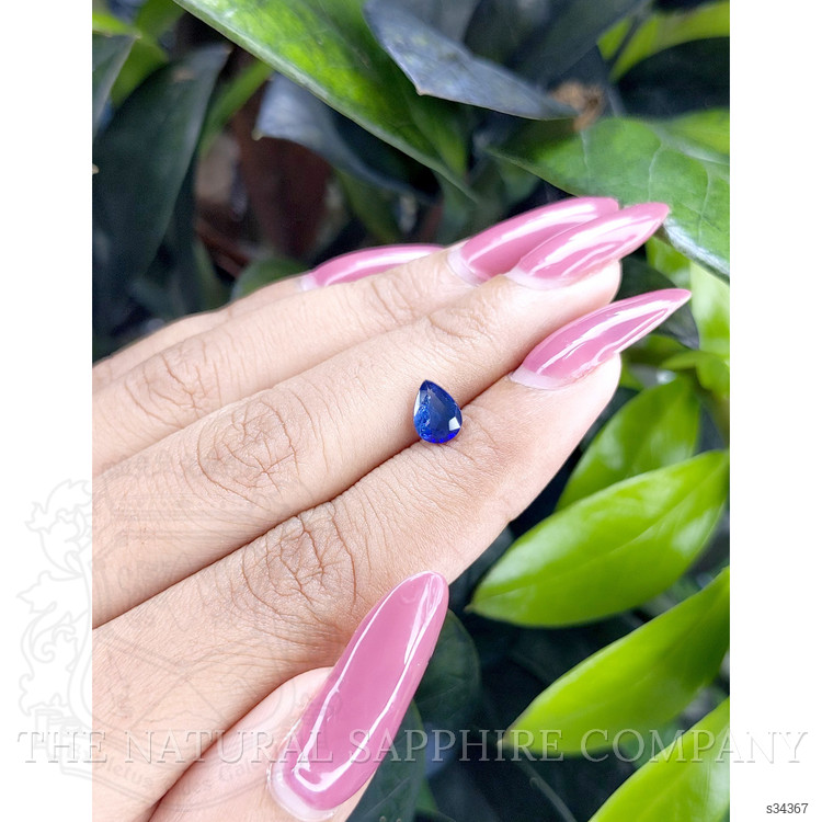 0.85 Ct. Blue Sapphire from Ceylon (Sri Lanka)