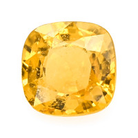 0.66 Ct. Orangish Yellow Sapphire from Ceylon (Sri Lanka) Video