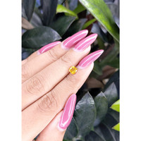 0.66 Ct. Orangish Yellow Sapphire from Ceylon (Sri Lanka) Life Style