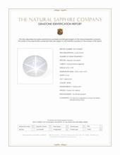 0.99 Ct. White Star Sapphire from Ceylon (Sri Lanka) Scan Report