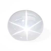 0.99 Ct. White Star Sapphire from Ceylon (Sri Lanka) Video