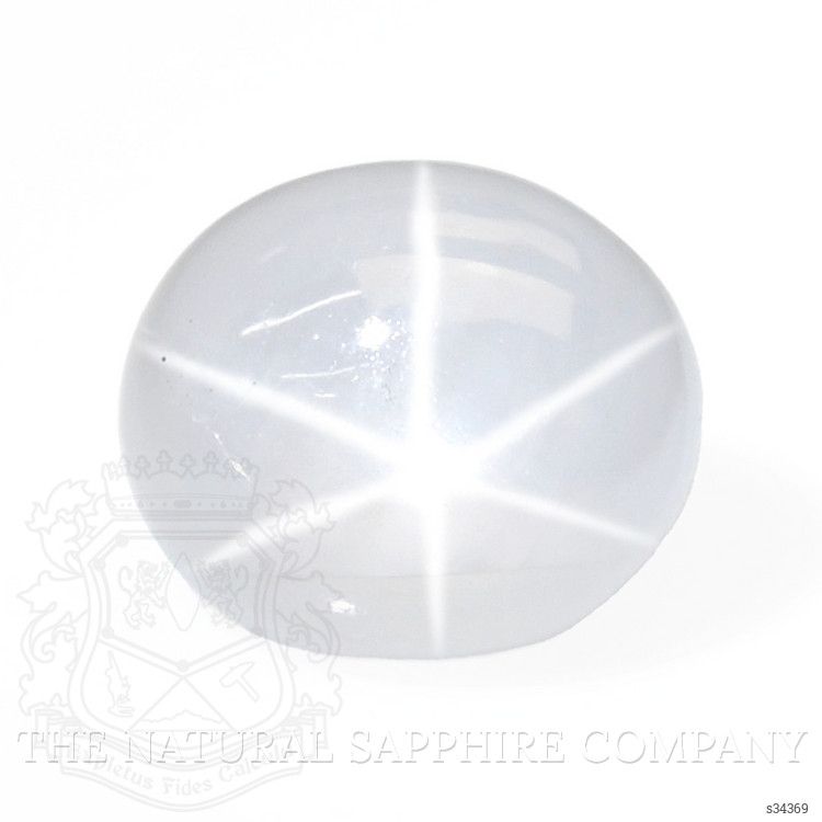 0.99 Ct. White Star Sapphire from Ceylon (Sri Lanka)