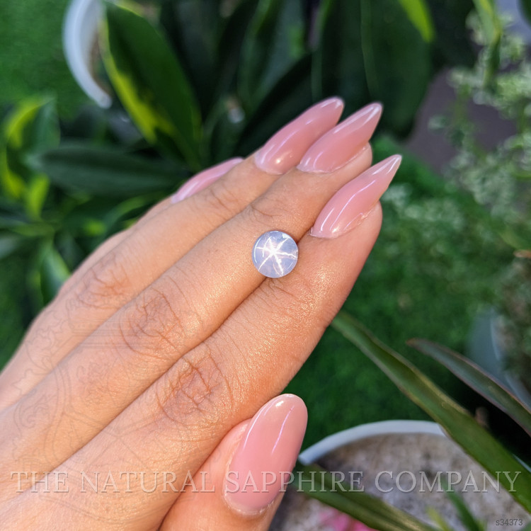 3.00 Ct. Greyish Blue Star Sapphire from Ceylon (Sri Lanka)