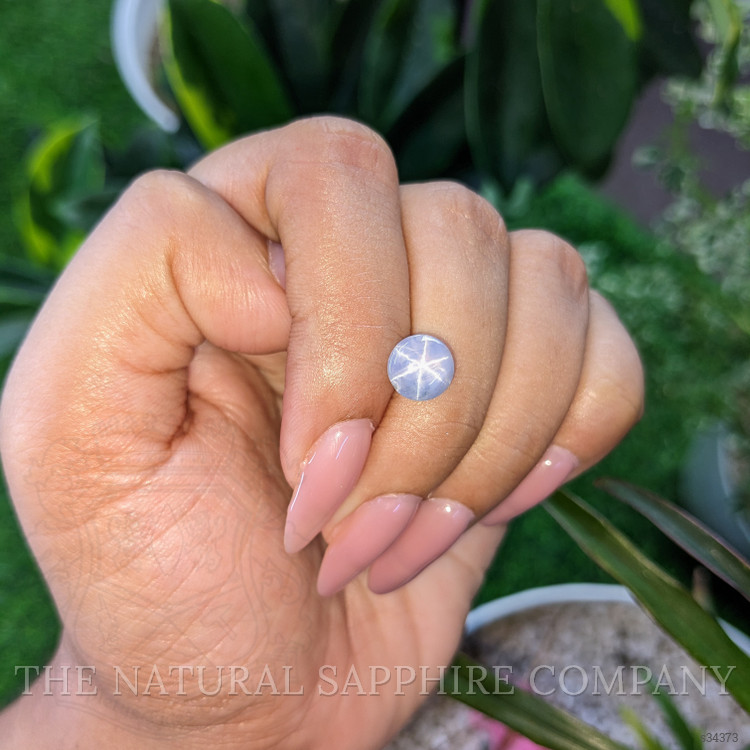 3.00 Ct. Greyish Blue Star Sapphire from Ceylon (Sri Lanka)