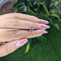 1.06 Ct. Pink Sapphire from Madagascar Life Style