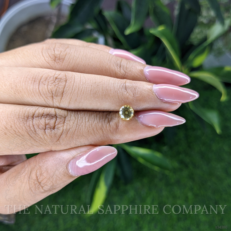 0.92 Ct. Yellow Sapphire from Ceylon (Sri Lanka)